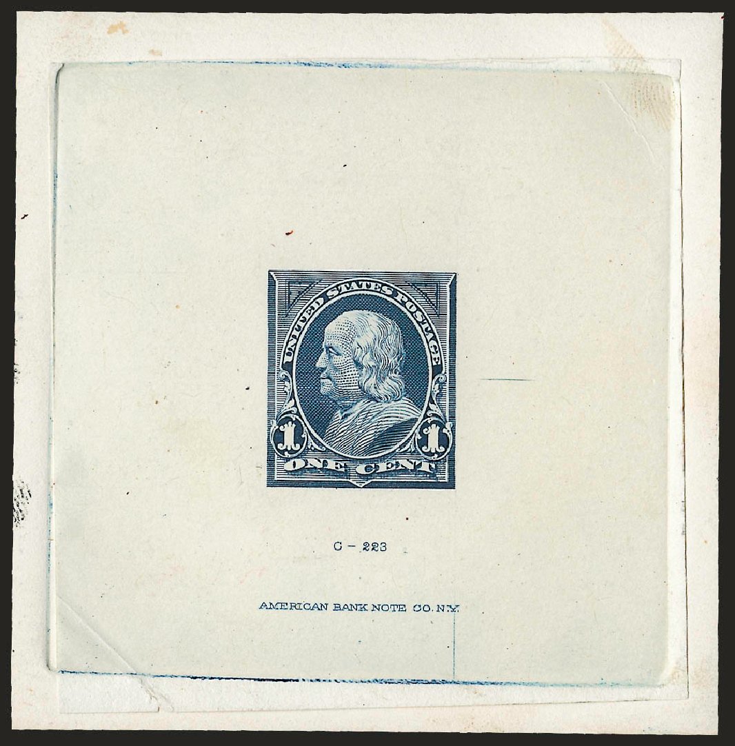 Values of US Stamp Scott Catalogue # 246 - 1c 1894 Franklin. Robert Siegel Auction Galleries, Dec 2009, Sale 977, Lot 120