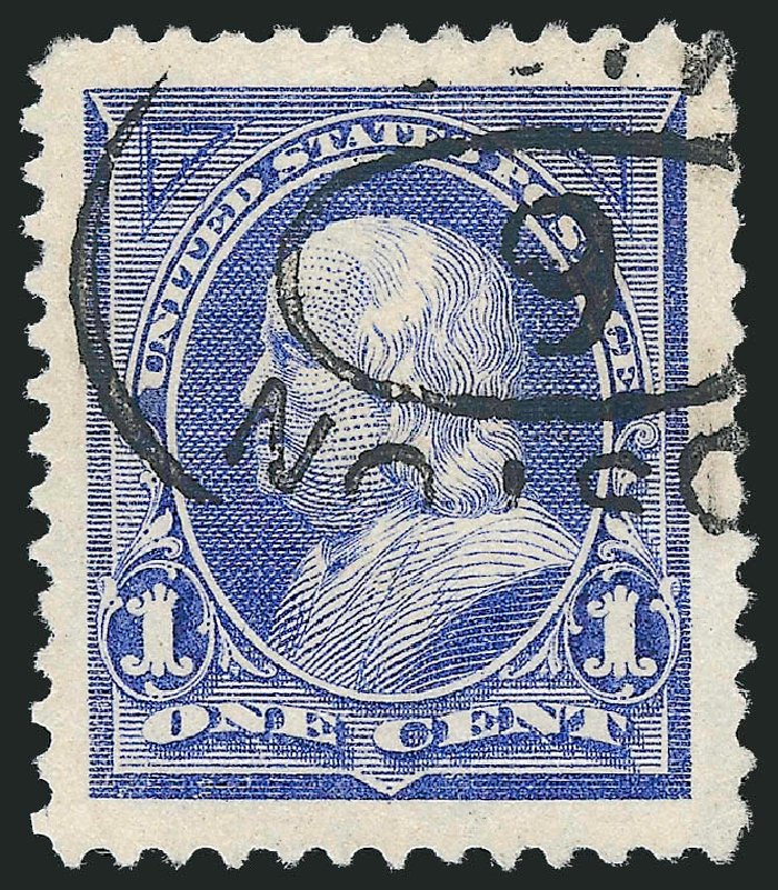 US Stamps Value Scott Catalogue 246 - 1c 1894 Franklin. Robert Siegel Auction Galleries, Oct 2012, Sale 1032, Lot 3362