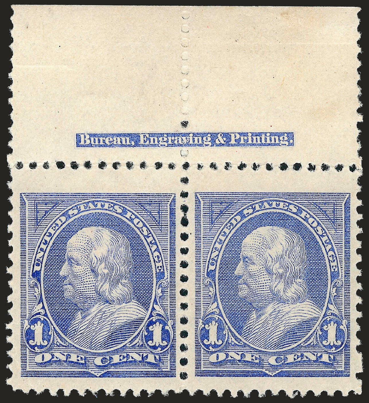Costs of US Stamp Scott Cat. #246 - 1c 1894 Franklin. Robert Siegel Auction Galleries, Sep 2008, Sale 962, Lot 2533