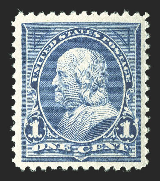 US Stamp Price Scott Catalogue 247: 1894 1c Franklin. Spink Shreves Galleries, Jul 2012, Sale 140, Lot 180