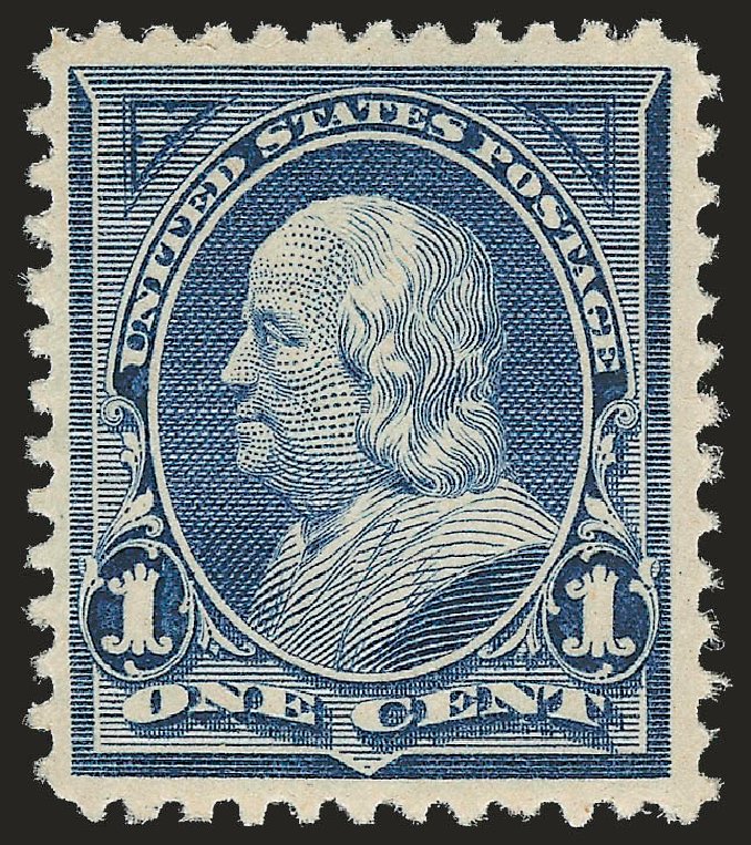US Stamps Prices Scott Cat. #247: 1894 1c Franklin. Robert Siegel Auction Galleries, Jun 2009, Sale 975, Lot 1555