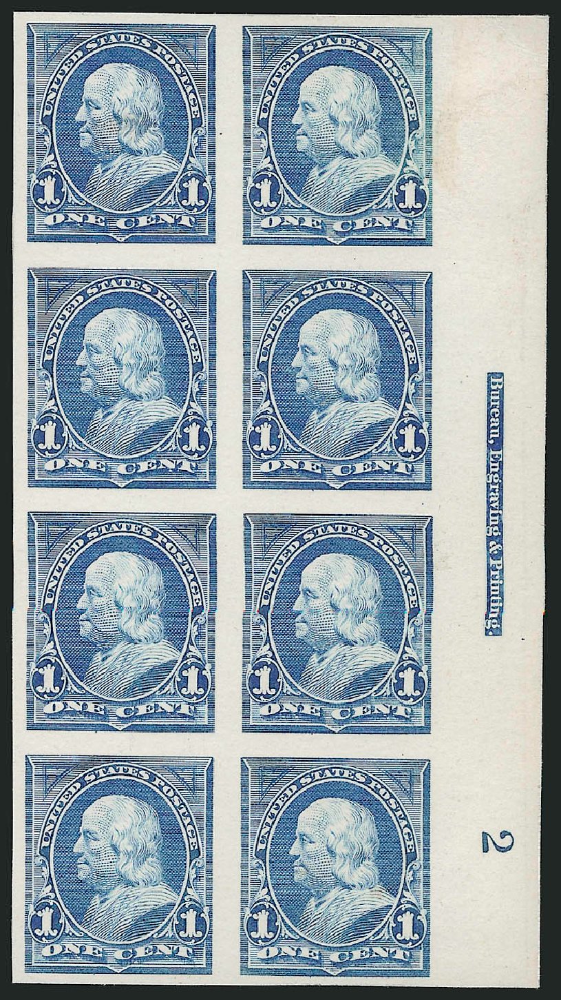 Value of US Stamps Scott Catalog #247 - 1c 1894 Franklin. Robert Siegel Auction Galleries, Dec 2009, Sale 977, Lot 242