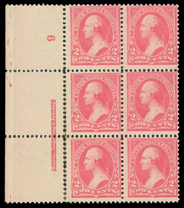 Values of US Stamps Scott Cat. 248 - 1894 2c Washington. Daniel Kelleher Auctions, Aug 2012, Sale 631, Lot 941