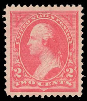 US Stamp Prices Scott Cat. 248: 1894 2c Washington. Daniel Kelleher Auctions, Jan 2012, Sale 628, Lot 374