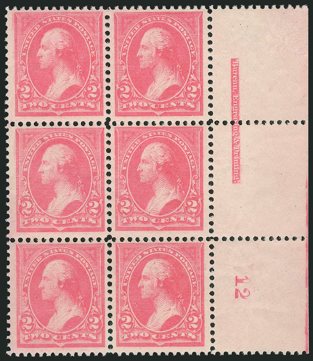 US Stamp Values Scott Catalog 248: 1894 2c Washington. Robert Siegel Auction Galleries, Oct 2011, Sale 1014, Lot 1576