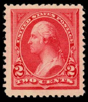 Cost of US Stamps Scott Catalogue # 249 - 1894 2c Washington. Daniel Kelleher Auctions, Sep 2013, Sale 639, Lot 1087