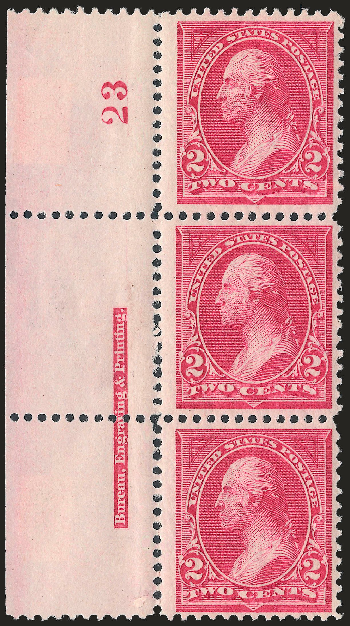 Value of US Stamps Scott Cat. #249 - 1894 2c Washington. Robert Siegel Auction Galleries, Dec 2009, Sale 977, Lot 287