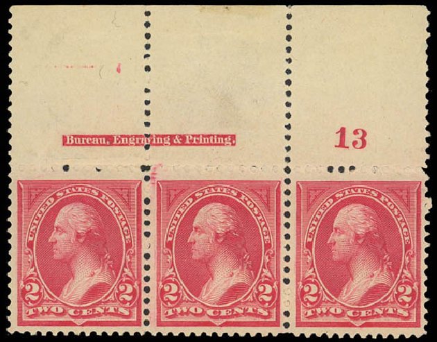 Cost of US Stamp Scott Cat. # 249 - 1894 2c Washington. Daniel Kelleher Auctions, Oct 2012, Sale 632, Lot 1158