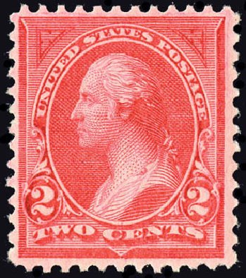 US Stamp Values Scott # 249: 2c 1894 Washington. Matthew Bennett International, Dec 2008, Sale 330, Lot 1709