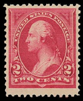 US Stamp Prices Scott # 249 - 1894 2c Washington. Daniel Kelleher Auctions, Apr 2013, Sale 636, Lot 210