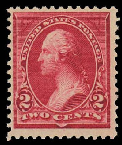US Stamps Value Scott #249: 2c 1894 Washington. Daniel Kelleher Auctions, Oct 2011, Sale 626, Lot 251