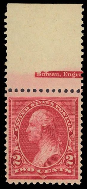 Price of US Stamp Scott Catalogue 249 - 2c 1894 Washington. Daniel Kelleher Auctions, Sep 2013, Sale 639, Lot 3341