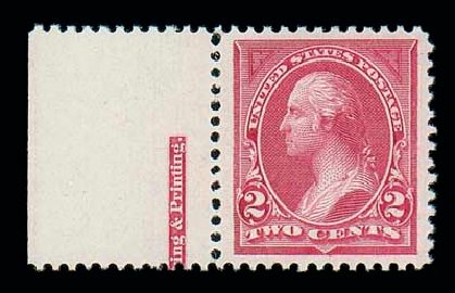 Price of US Stamp Scott 249 - 1894 2c Washington. Matthew Bennett International, Jun 2007, Sale 319, Lot 1275