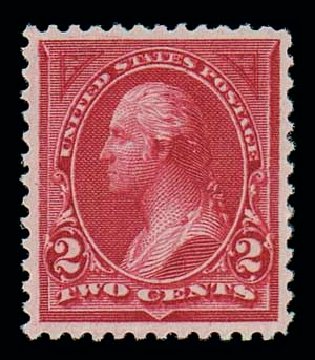 US Stamp Values Scott # 249 - 2c 1894 Washington. Matthew Bennett International, Dec 2007, Sale 324, Lot 1152
