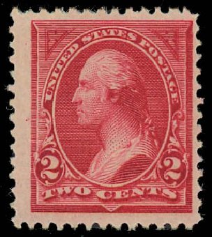 Cost of US Stamp Scott Catalogue #249 - 2c 1894 Washington. Daniel Kelleher Auctions, Jul 2011, Sale 625, Lot 846