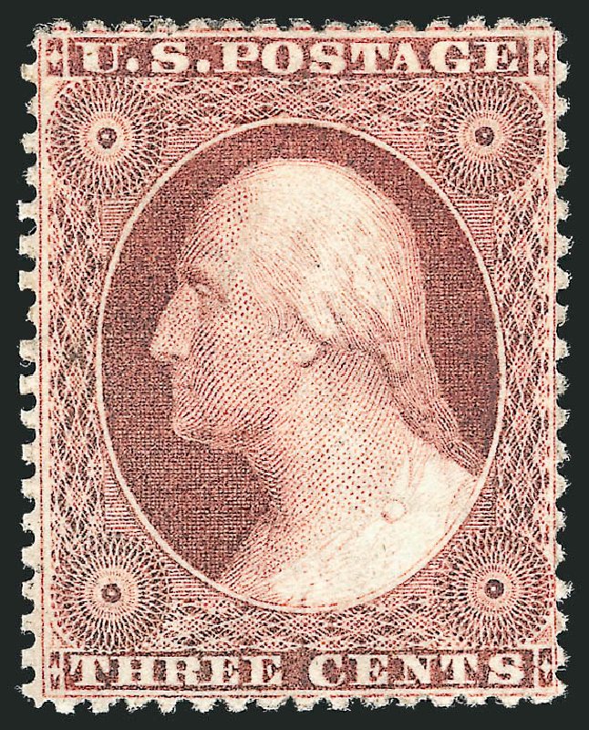 US Stamps Value Scott #25 - 3c 1857 Washington. Robert Siegel Auction Galleries, Nov 2013, Sale 1057, Lot 577