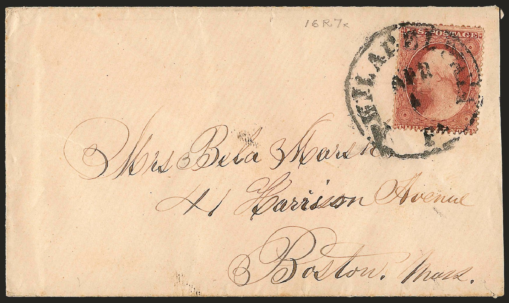 US Stamps Values Scott Catalog #25: 1857 3c Washington. Robert Siegel Auction Galleries, Dec 2008, Sale 964, Lot 228