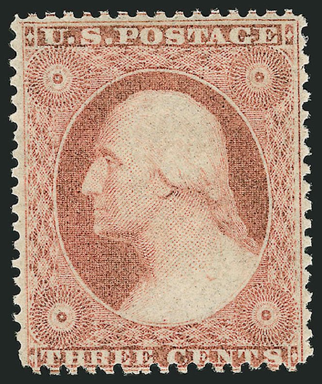Cost of US Stamp Scott Catalogue # 25: 3c 1857 Washington. Robert Siegel Auction Galleries, Jun 2009, Sale 973, Lot 48