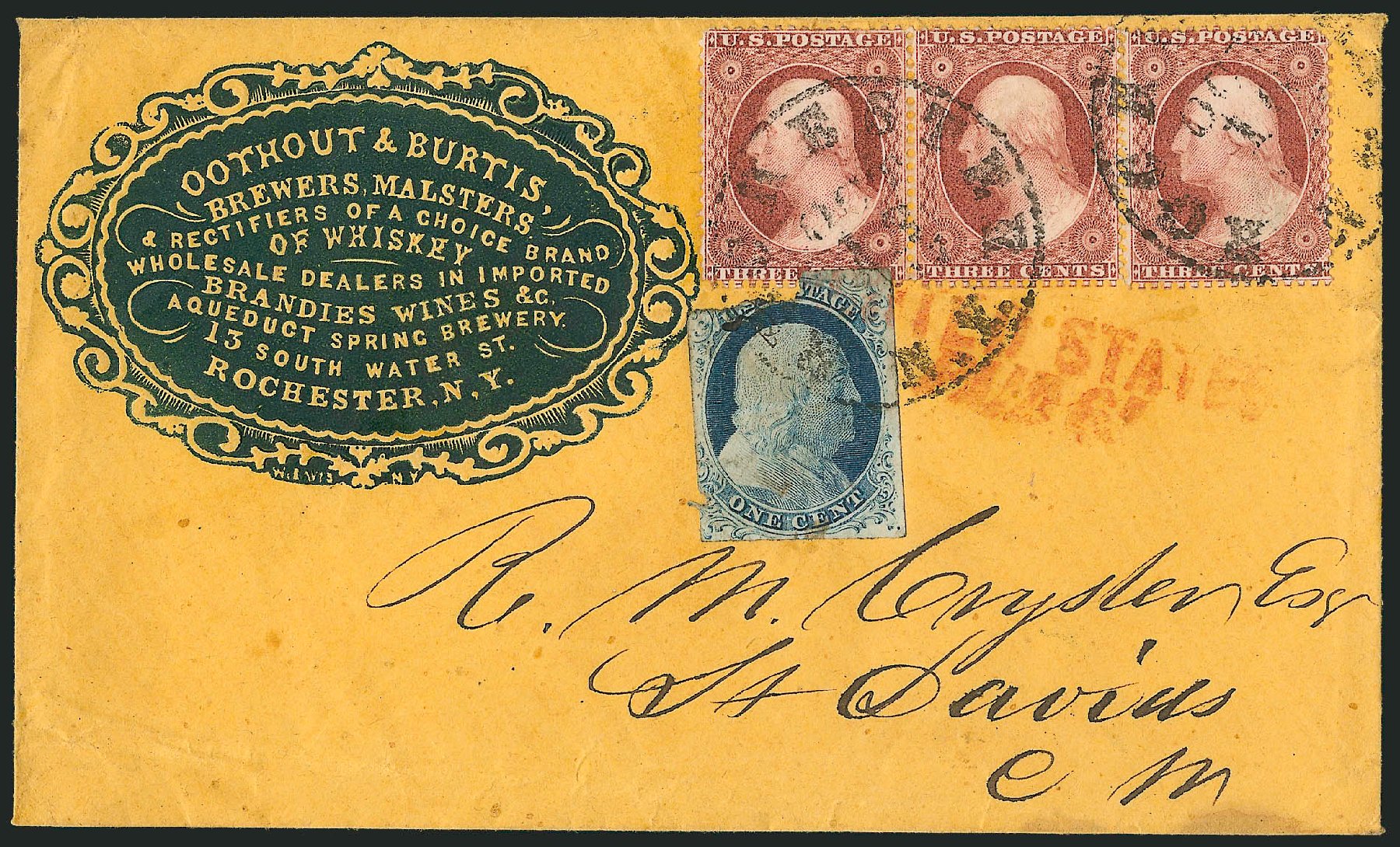 Prices of US Stamp Scott Cat. 25 - 1857 3c Washington. Robert Siegel Auction Galleries, Dec 2010, Sale 1002, Lot 3759