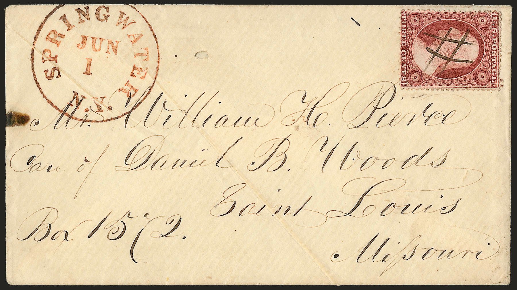 Prices of US Stamps Scott Catalog #25 - 1857 3c Washington. Robert Siegel Auction Galleries, Dec 2008, Sale 964, Lot 240
