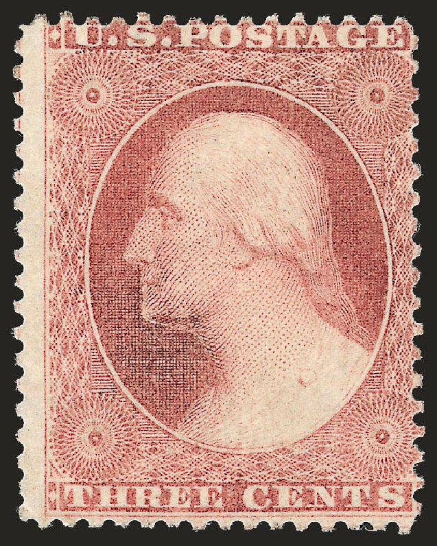Costs of US Stamps Scott # 25 - 3c 1857 Washington. Robert Siegel Auction Galleries, Sep 2009, Sale 976, Lot 1211
