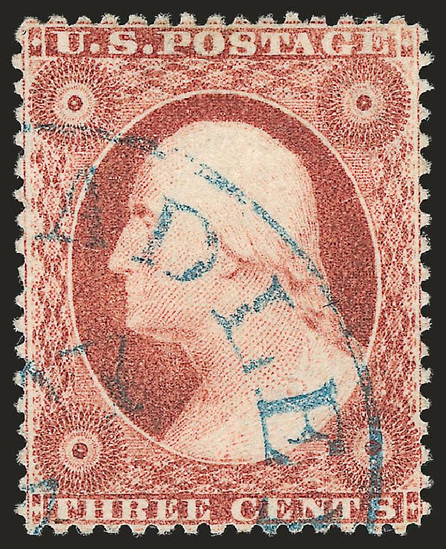Values of US Stamps Scott Cat. 25: 3c 1857 Washington. Robert Siegel Auction Galleries, Dec 2008, Sale 967, Lot 4124
