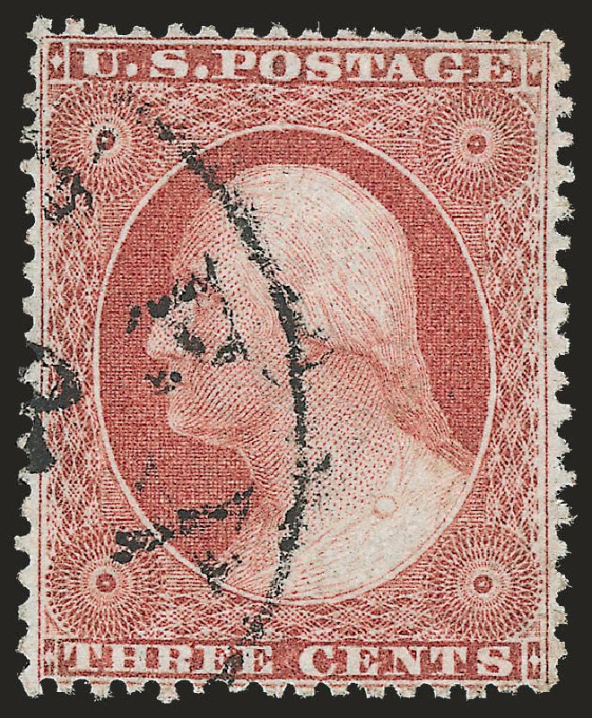 Prices of US Stamp Scott Catalog # 25 - 1857 3c Washington. Robert Siegel Auction Galleries, Jun 2009, Sale 975, Lot 1184