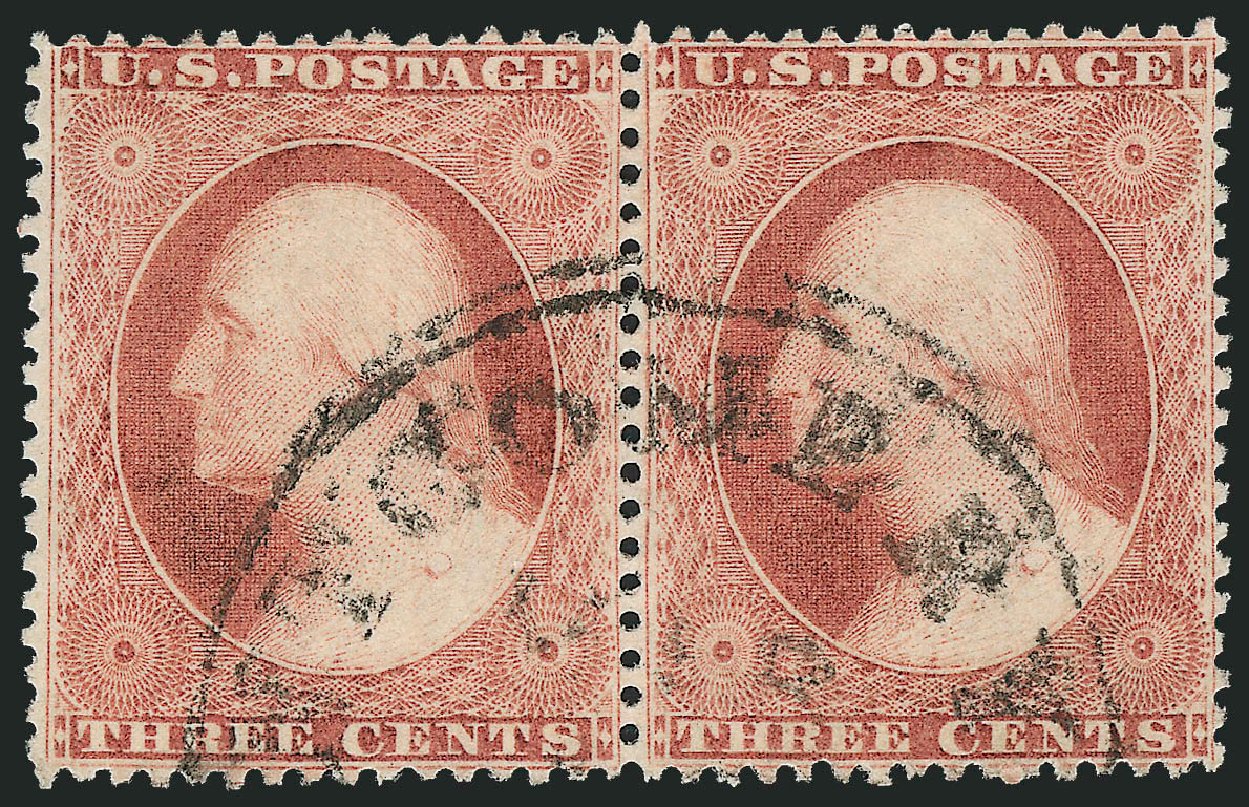 US Stamps Price Scott Cat. 25: 3c 1857 Washington. Robert Siegel Auction Galleries, Oct 2010, Sale 996, Lot 3194