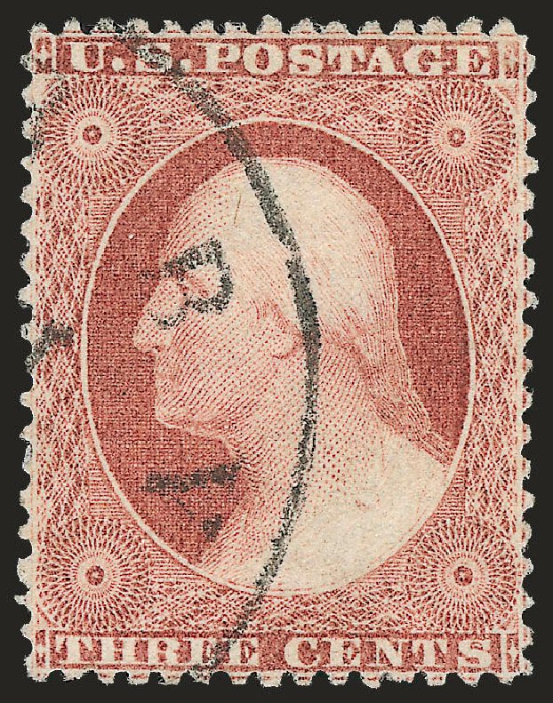 Prices of US Stamps Scott Catalog # 25 - 3c 1857 Washington. Robert Siegel Auction Galleries, Jun 2009, Sale 975, Lot 1185