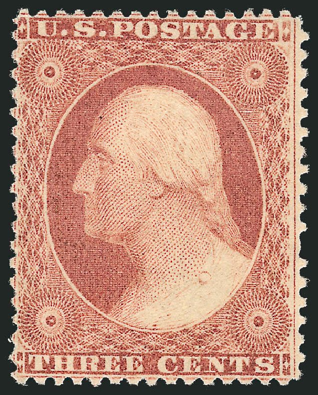Costs of US Stamp Scott Cat. #25 - 3c 1857 Washington. Robert Siegel Auction Galleries, May 2013, Sale 1044, Lot 82