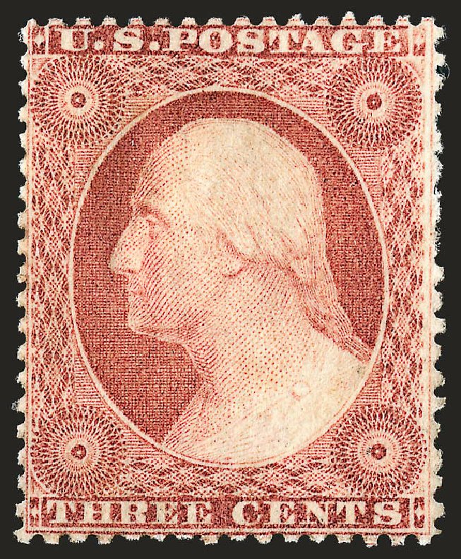 US Stamp Prices Scott Cat. # 25: 3c 1857 Washington. Robert Siegel Auction Galleries, Oct 2008, Sale 963, Lot 342