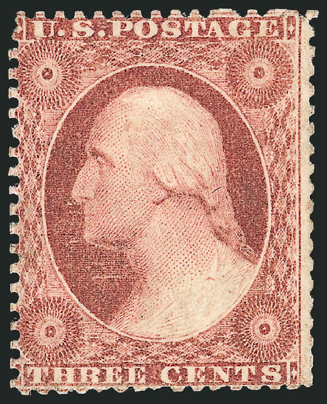 Prices of US Stamps Scott Catalog 25: 3c 1857 Washington. Robert Siegel Auction Galleries, Jun 2009, Sale 975, Lot 1182