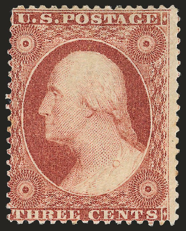 Value of US Stamp Scott #25 - 1857 3c Washington. Robert Siegel Auction Galleries, Jun 2010, Sale 992, Lot 2082