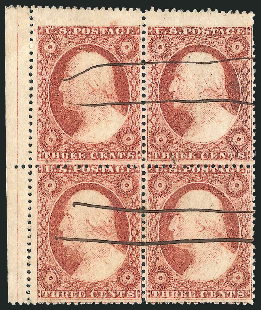 US Stamps Price Scott Catalog #25 - 1857 3c Washington. Robert Siegel Auction Galleries, Dec 2011, Sale 1017, Lot 493