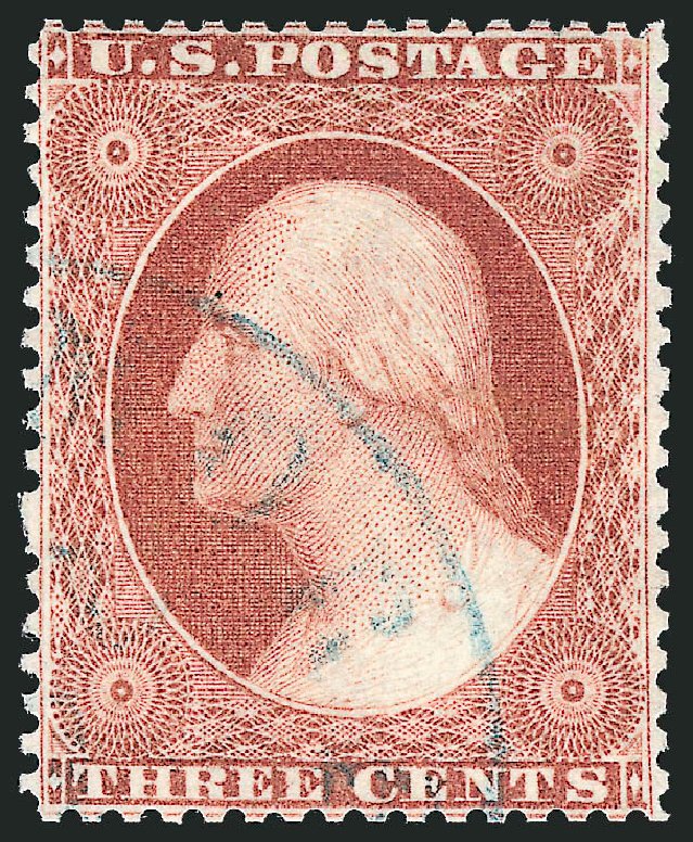 Value of US Stamps Scott Catalog 25: 3c 1857 Washington. Robert Siegel Auction Galleries, Jun 2012, Sale 1024, Lot 63