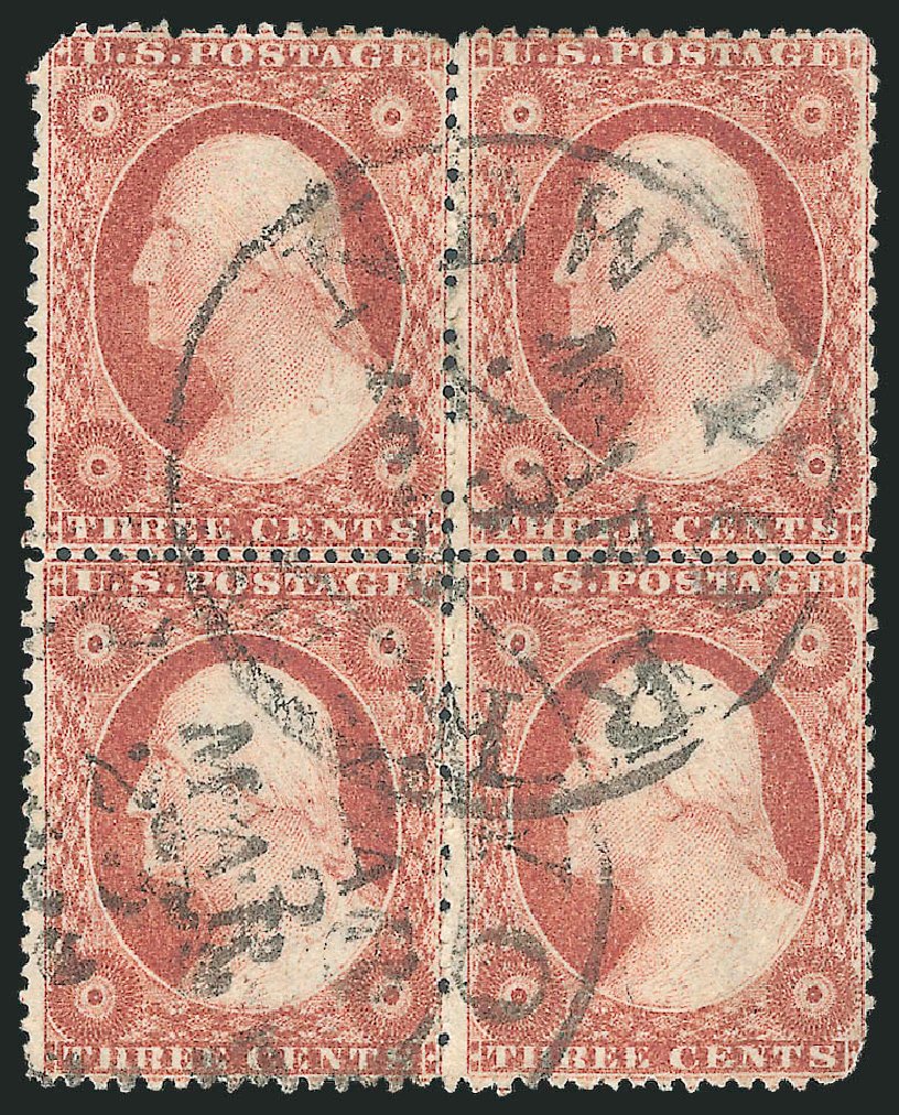 Price of US Stamp Scott Cat. 25: 3c 1857 Washington. Robert Siegel Auction Galleries, Jun 2012, Sale 1026, Lot 1173