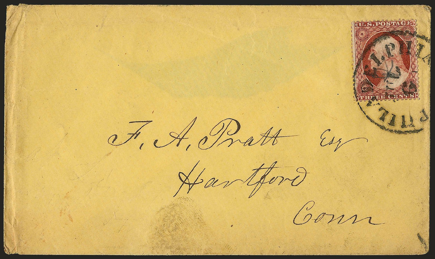 Value of US Stamp Scott # 25: 3c 1857 Washington. Robert Siegel Auction Galleries, Dec 2008, Sale 964, Lot 243