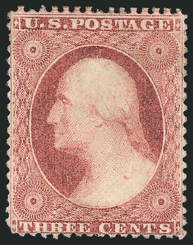 Price of US Stamps Scott Cat. 25 - 3c 1857 Washington. Robert Siegel Auction Galleries, Jun 2009, Sale 975, Lot 1183