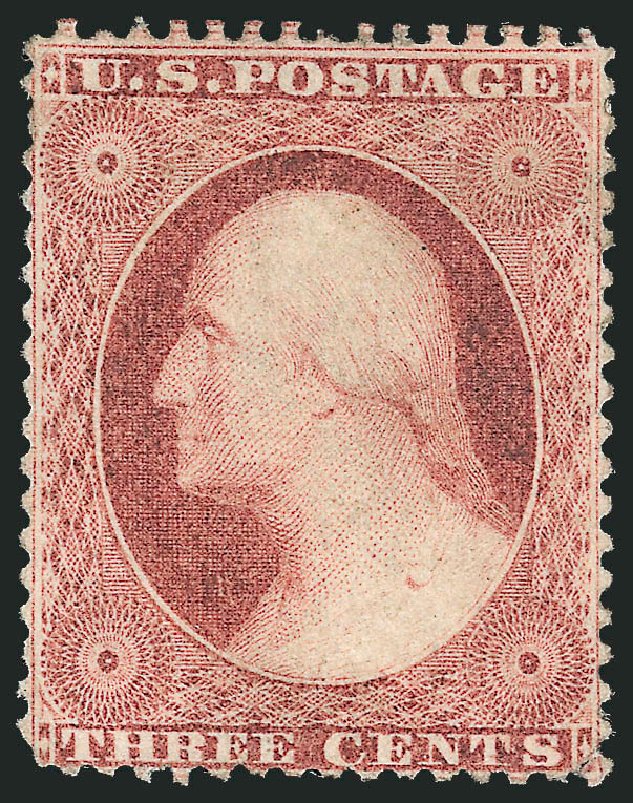 Prices of US Stamps Scott Cat. #25 - 3c 1857 Washington. Robert Siegel Auction Galleries, Jun 2011, Sale 1011, Lot 416