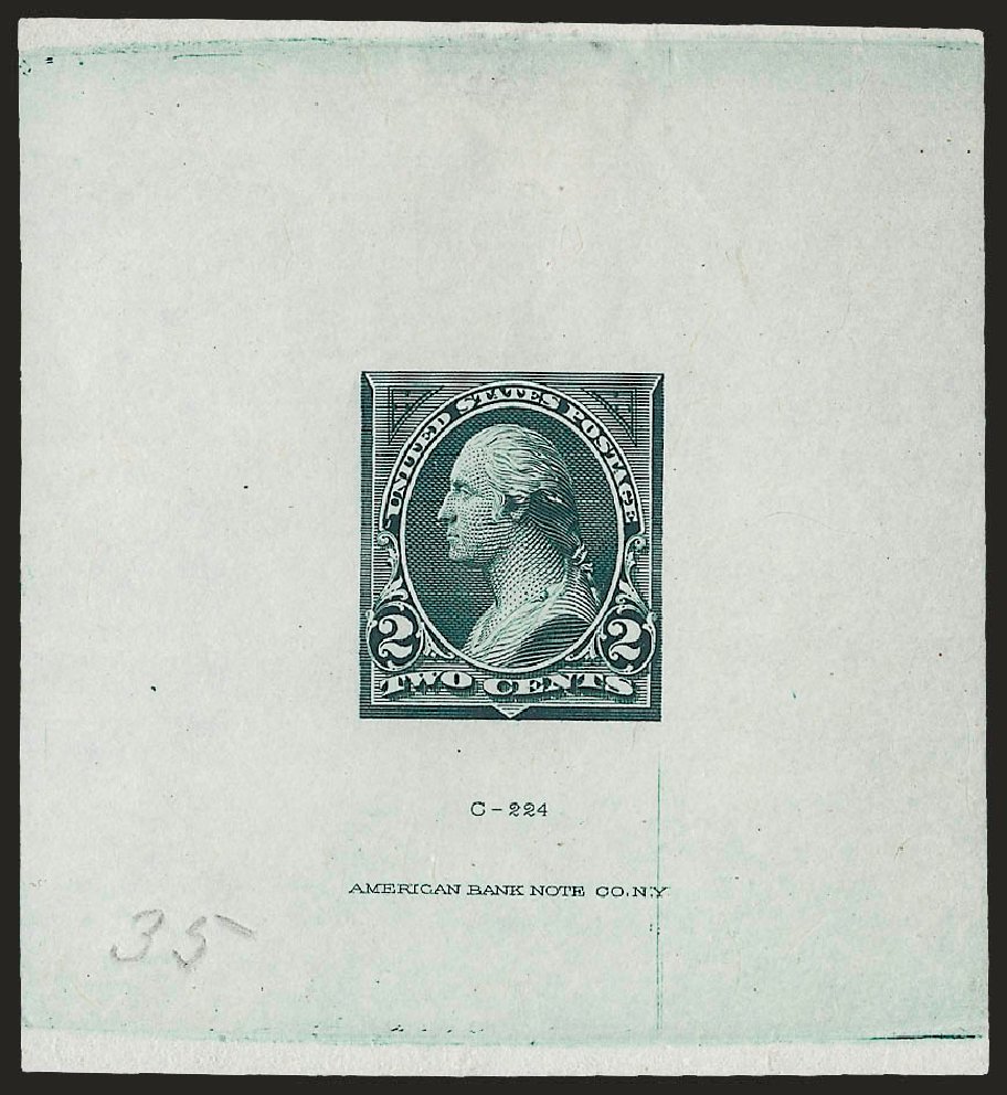 Value of US Stamp Scott Catalog 250 - 1894 2c Washington. Robert Siegel Auction Galleries, Dec 2009, Sale 977, Lot 139