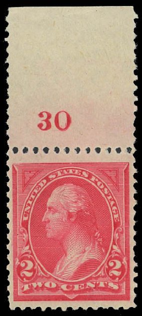 Value of US Stamps Scott #250: 1894 2c Washington. Daniel Kelleher Auctions, Oct 2012, Sale 632, Lot 1161