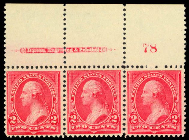 Cost of US Stamp Scott Catalog # 250 - 1894 2c Washington. Daniel Kelleher Auctions, Mar 2013, Sale 635, Lot 371