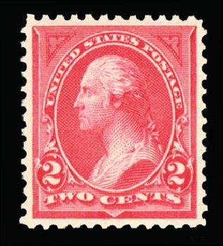 Values of US Stamp Scott 250: 2c 1894 Washington. Cherrystone Auctions, Jul 2013, Sale 201307, Lot 84