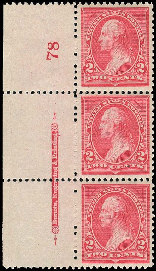 Value of US Stamp Scott #250 - 1894 2c Washington. Regency-Superior, Nov 2014, Sale 108, Lot 496