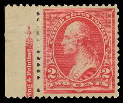 Cost of US Stamp Scott Catalogue # 251: 2c 1894 Washington. Daniel Kelleher Auctions, Aug 2012, Sale 631, Lot 948