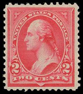 US Stamps Prices Scott # 251: 1894 2c Washington. Daniel Kelleher Auctions, Jul 2011, Sale 625, Lot 849