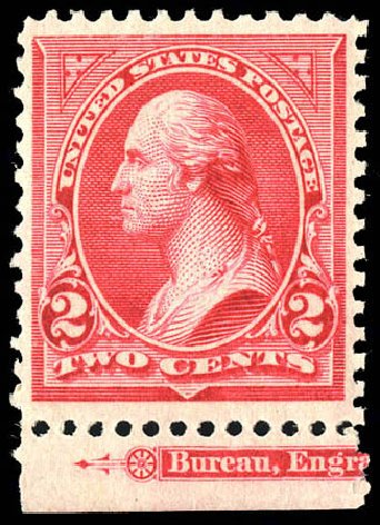 US Stamp Price Scott Cat. #251 - 2c 1894 Washington. Matthew Bennett International, Dec 2008, Sale 330, Lot 1710
