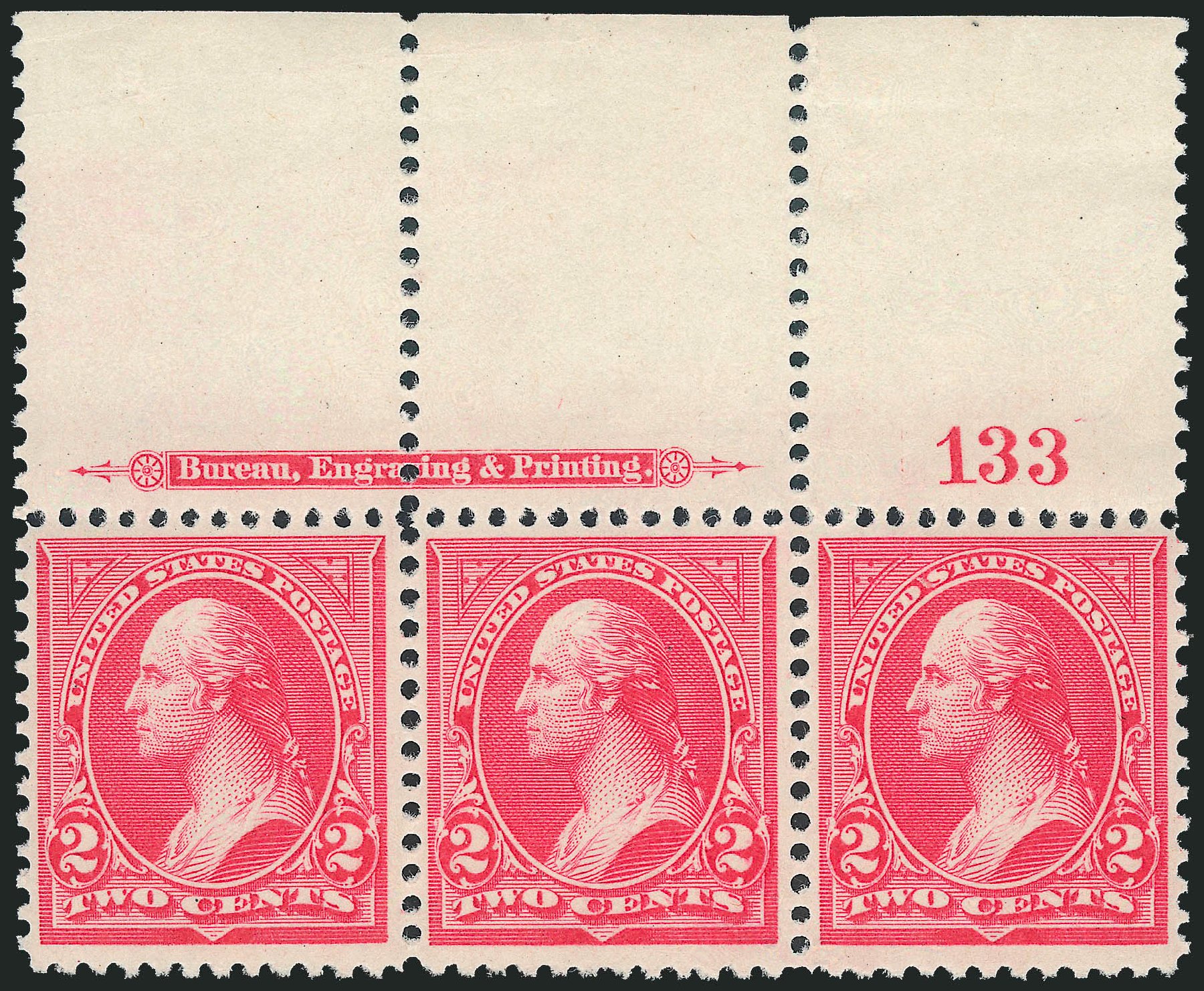 Price of US Stamps Scott Catalogue 251: 1894 2c Washington. Robert Siegel Auction Galleries, Mar 2011, Sale 1007, Lot 2490