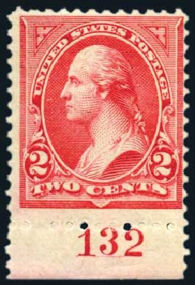 Prices of US Stamp Scott Catalog #251 - 1894 2c Washington. Harmer-Schau Auction Galleries, Mar 2011, Sale 89, Lot 241