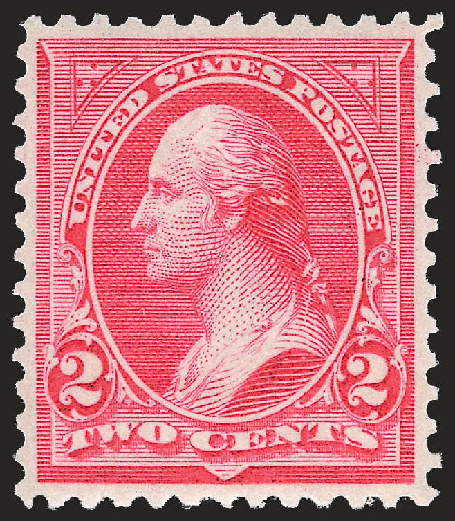 US Stamp Values Scott Cat. #251 - 1894 2c Washington. Robert Siegel Auction Galleries, Apr 2009, Sale 972, Lot 3244